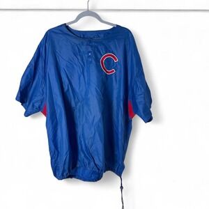 Starter Chicago Cubs blue windbreaker warm up jacket Size XXL #MLB #windbreaker